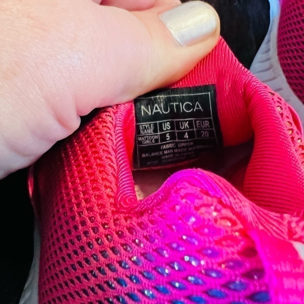NAUTICA Mermaid Sparkle Shoes Size 5 - Picture 4 of 5